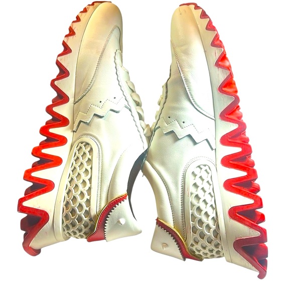 Christian Louboutin Tennis Shoes Shark Donna Flat Sneakers Trainers